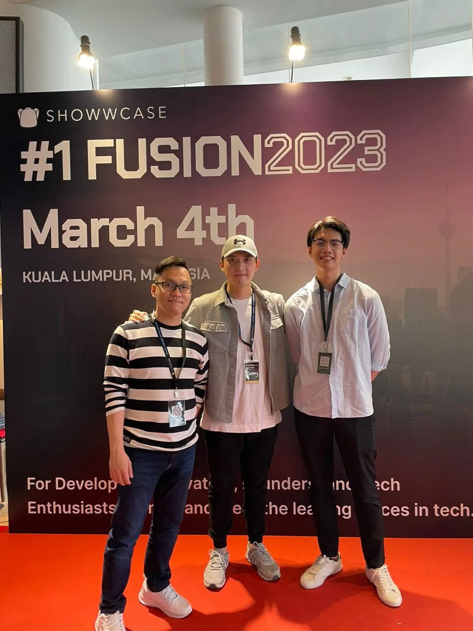 Jeremy and his team at Fusion 2023