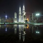 吉隆坡 KLCC 双子塔夜景