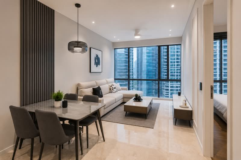 SO Sofitel Kuala Lumpur Residences 2房 903 sqft 出租实景照片 1