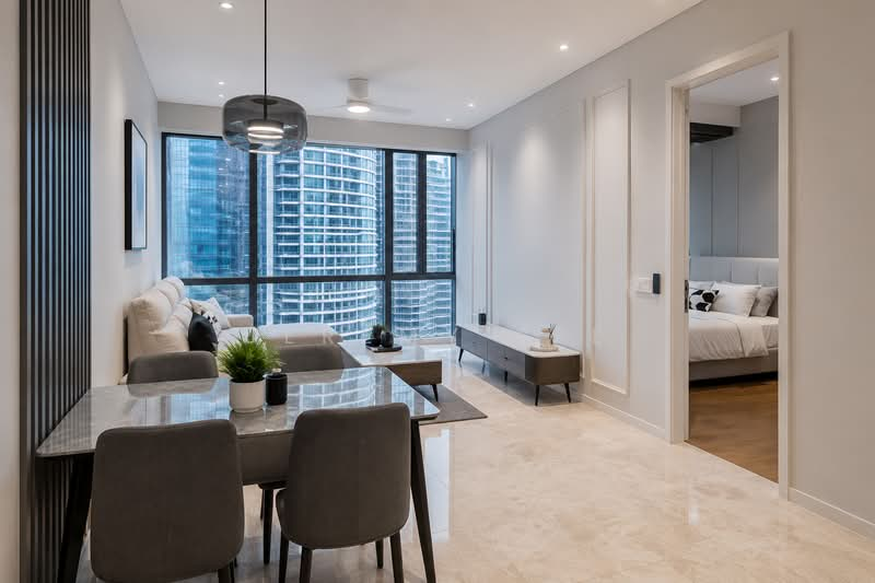 SO Sofitel Kuala Lumpur Residences 2房 903 sqft 出租实景照片 4