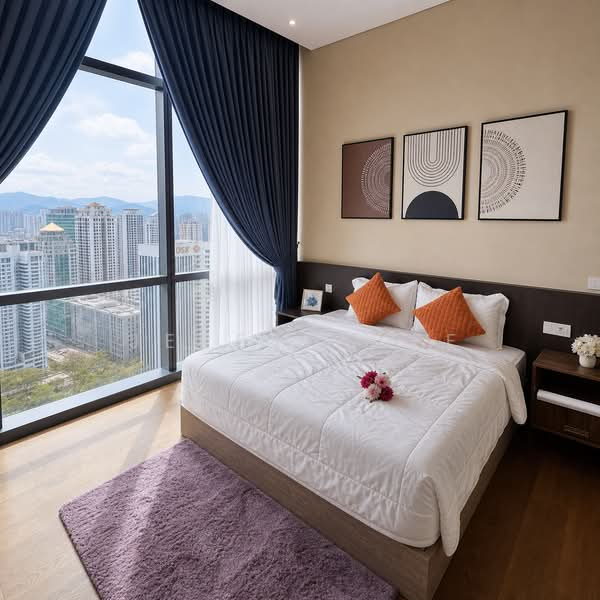 SO Sofitel Kuala Lumpur Residences 1房 815 sqft 出租实景照片 1